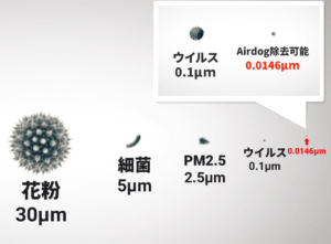 ウイルスのサイズ